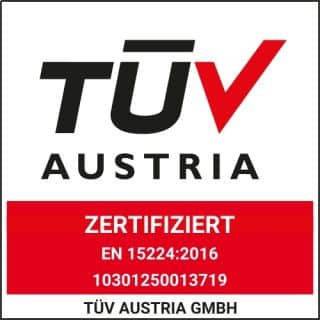 Die Wundambulanz in Wien ist TÜV zertifiziert nach EN 15224:2016.